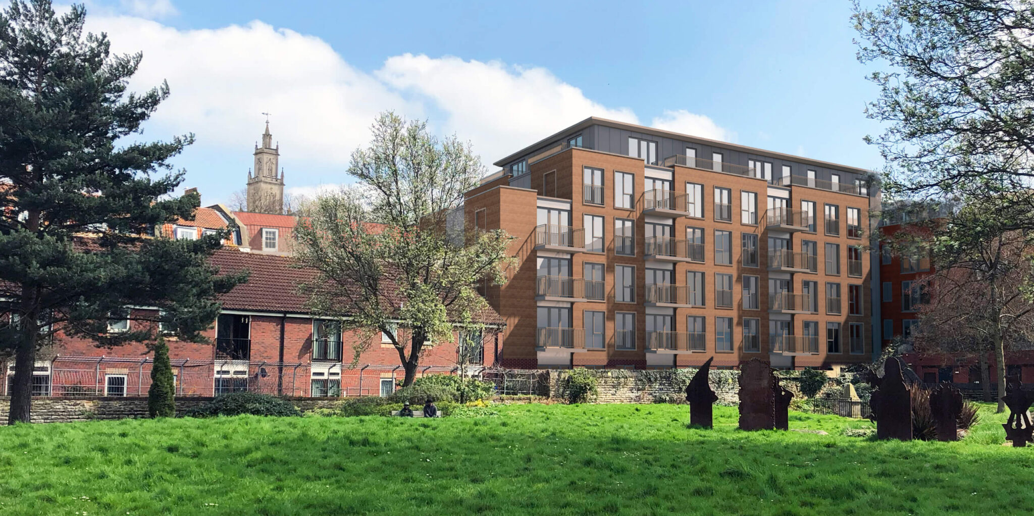 Portland square, Bristol UK APS Facade